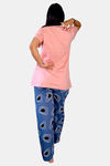 Sweetmoon Plus Size Loungewear - Blue — thumbnail 2